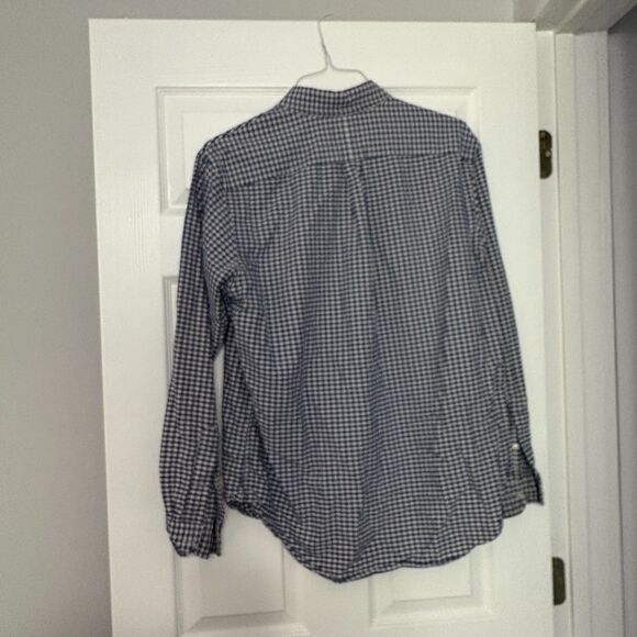 Ralph Lauren Shirt Mens Sz L Blue/White Gingham Checked Button Down Long Sleeve - Picture 2 of 4